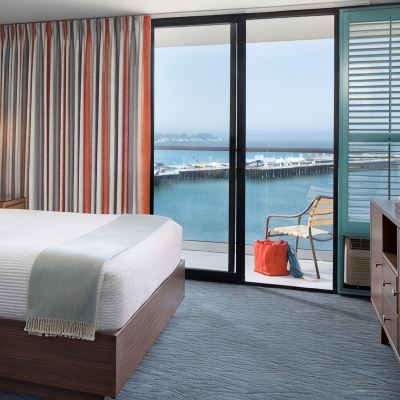 Standard Room, 1 King Bed, Ocean View (Ocean View Deluxe - King ADA) Dream Inn Santa Cruz Promo Code