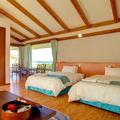 コテージ 和洋風コテージ (ベッド2台, コテージウイング) AJリゾートアイランド伊計島 クーポン