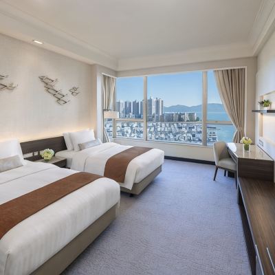 豪华海景双床房（连加床） 香港黃金海岸酒店優惠