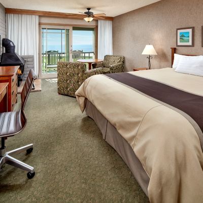 Deluxe King Room with Ocean View and Patio Cavalier Oceanfront Resort Promo Code
