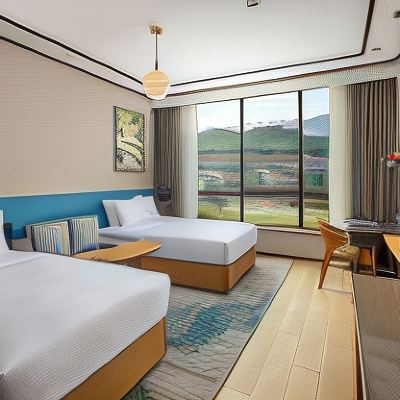 花園河景雙床房 貴州茅台鎮聯裕希爾頓花園酒店優惠