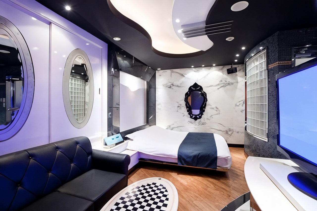 豪华房，1张大床（干桑拿）