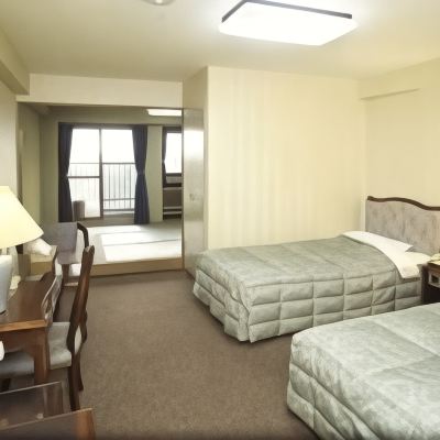 Bedroom + Japanese-Style Room [Japanese-Western Room] [Non-Smoking] ホテルグリーンヒル大多喜 クーポン
