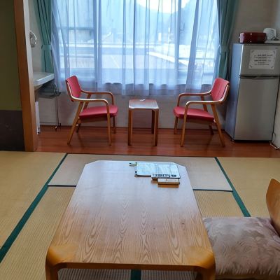 Japanese Room, Non-Smoking (8-Tatami Room with A View of the Trolley Train) 黒部峡谷トロッコ電車駅前　フィール宇奈月 クーポン