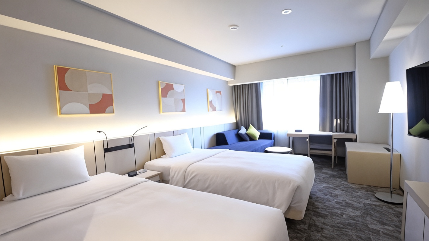 中层甄选两张单人床房