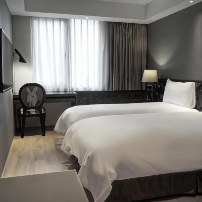 高級雙床房 雀客旅館台北站前優惠