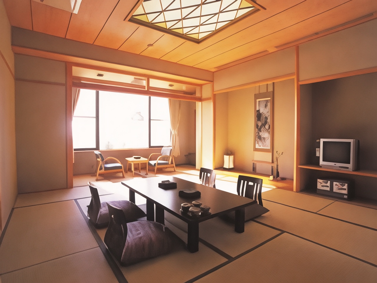 新翼日式海景房 - 带浴室