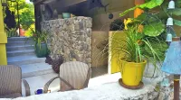 Jungle view bedroom with private entrance,outdoor private Bali style bathroom