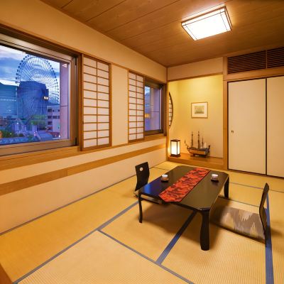 Guaranteed View-Ferris Wheel Side [12 Tatami] [Japanese Room] [Non-Smoking] [Nightlife View] ナビオス横浜 クーポン