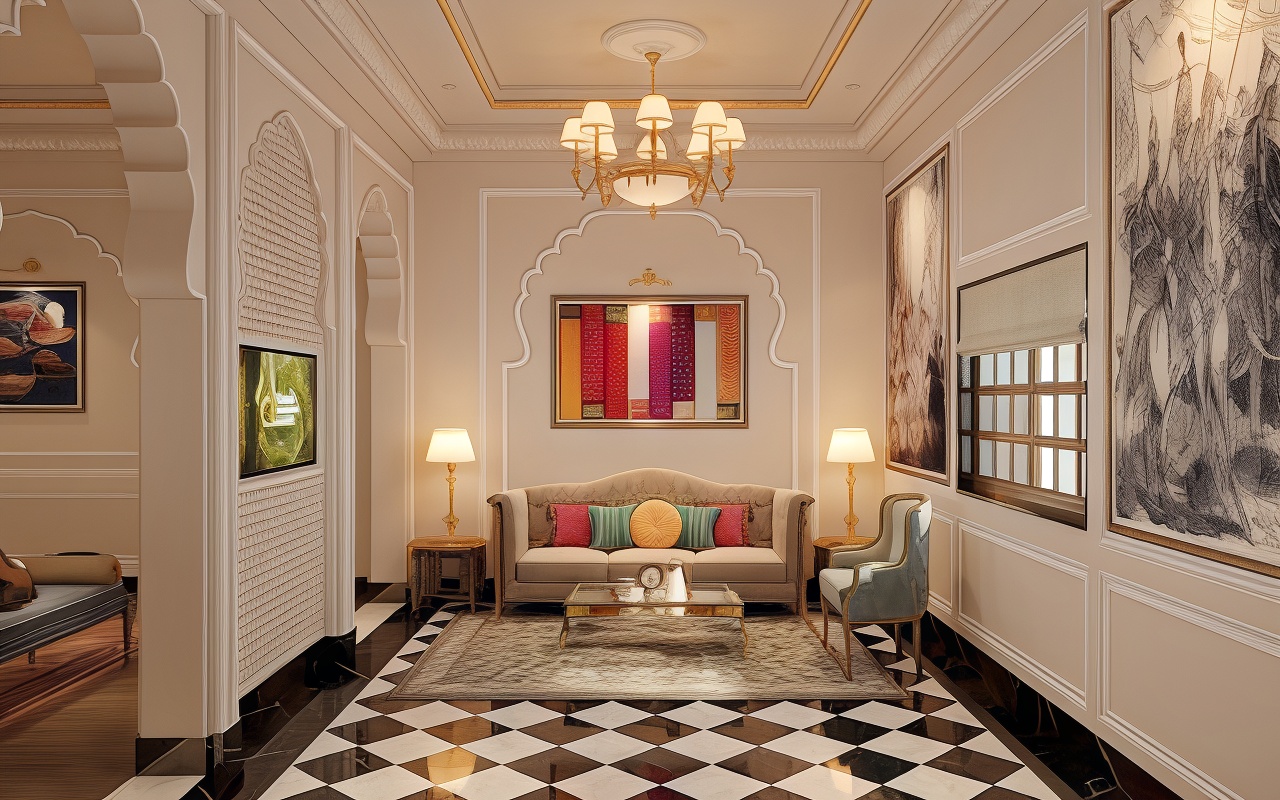 Taj Usha Kiran Palace, Gwalior景觀皇家一卧室套房（帶露台）