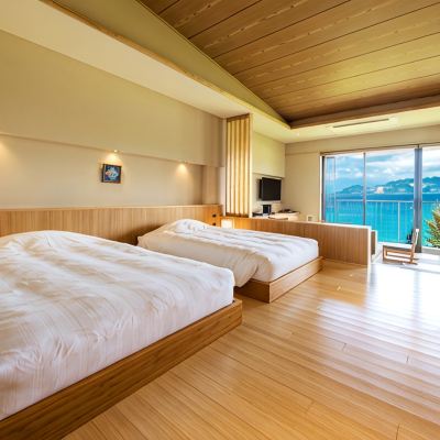 オーシャンスイート(高層階) 海の旅亭おきなわ名嘉真荘 クーポン