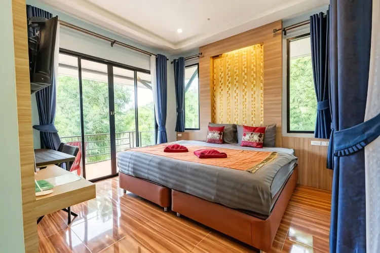 ห้องดับเบิ‍ลพร้อมวิวจังเกิล