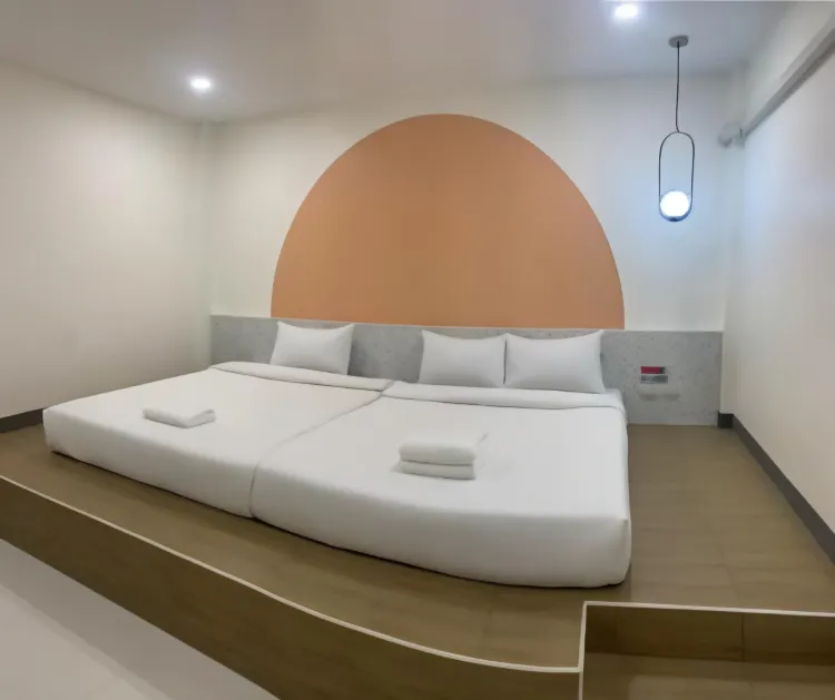 ห้องพักทริปเปิล-รวมที่จอดรถ