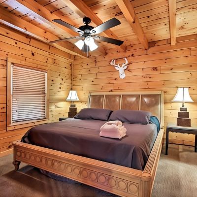 Cabin, Multiple Beds, Hot Tub Mountaintop Manor Promo Code