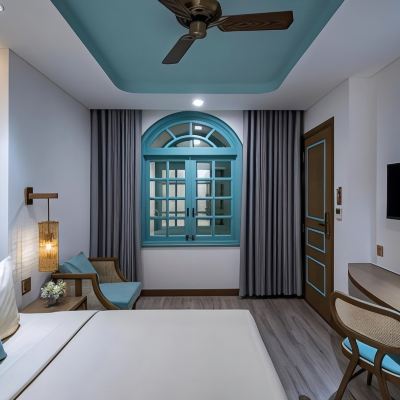 高級雙床房 （內窗） 西貢象徵-時尚設計飯店優惠