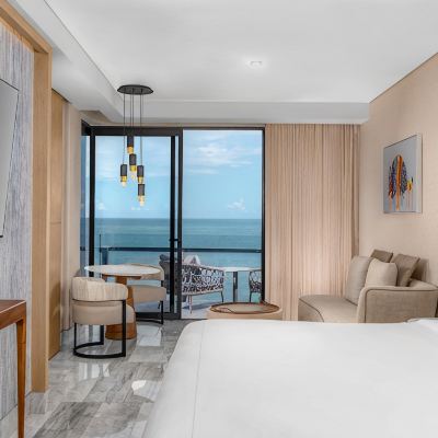 Deluxe King Room-Oceanfront Waldorf Astoria Cancun Promo Code