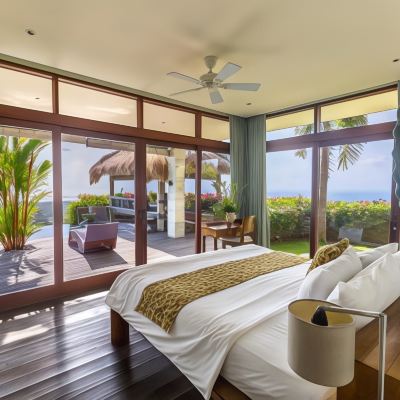 Three-Bedroom Pool Villa with Ocean View