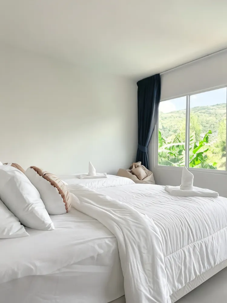 ห้องเตียงแฝด พร้อมระเบียง