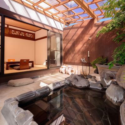Annex Japanese Style Room with Hotspring Bath[Mokuren]
