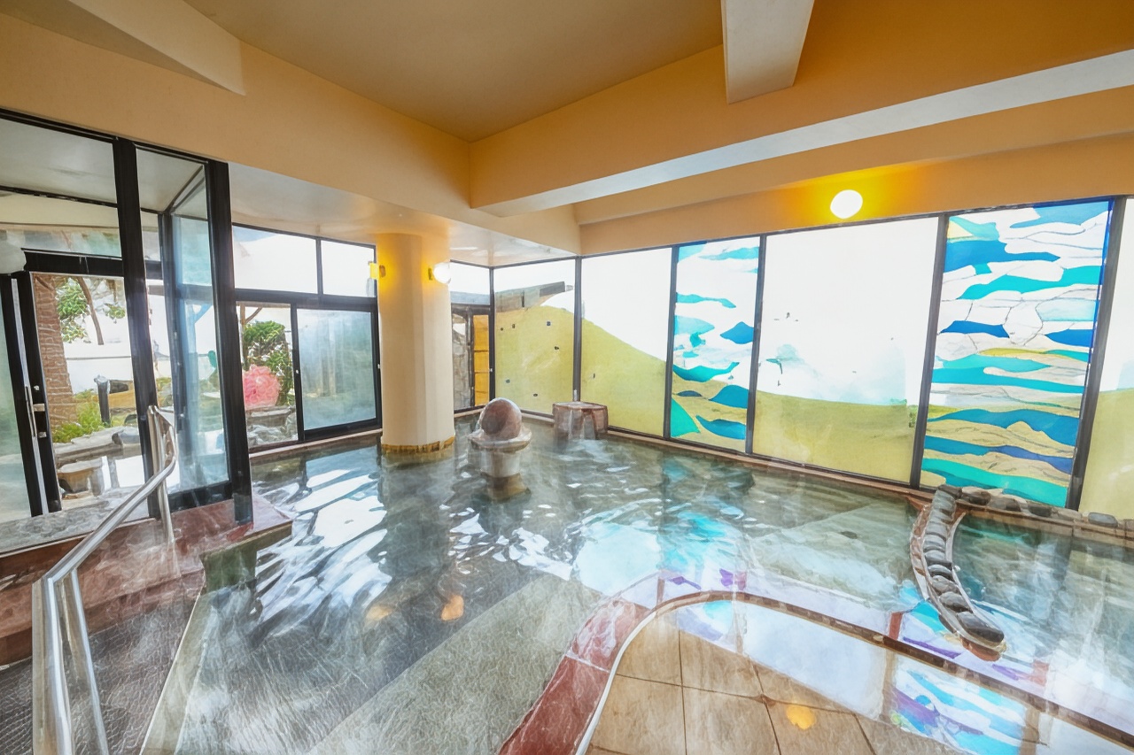 【无烟】高级日式客房，铺有10张榻榻米，设有可欣赏海景的室内浴池