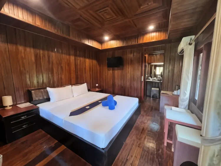 ห้องบังกะโลพร้อมวิวสวน(เตียงใหญ่)