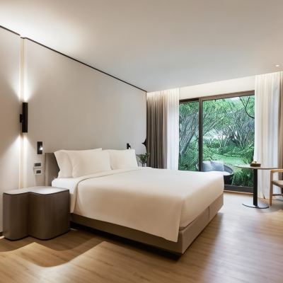 家庭露台房 1 張特大床 華欣都喜D2飯店優惠