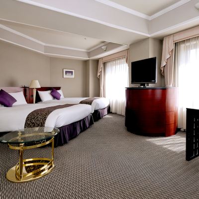 デラックスコーナーツインルーム(禁煙) 倉敷ロイヤルアートホテル クーポン