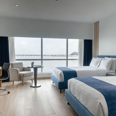 河景兩張雙人床房 瓜亞基爾温德姆酒店優惠