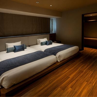 Japanese/Western-Style Royal Panorama Suite with Semi Open-Air Hot Spring Bath (Top Floor) 熱海温泉 料理旅館 渚館 クーポン