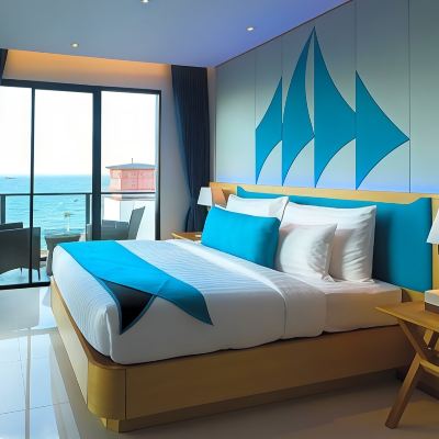 Double Room with Sea View and Balcony Non smoking