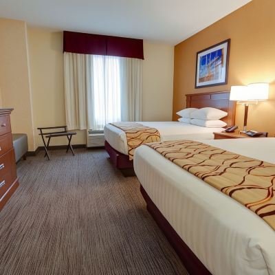 Suite, 2 Queen Beds, Accessible, Refrigerator&Microwave (Sofabed, 2 Rooms, Roll in Shower)