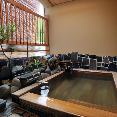 [Non-Smoking]Guest Room with Open-Air Bath[Bamboo][Superior][Japanese Room][Non-Smoking][No View]