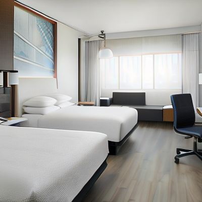 Room, 2 Queen Beds (Mobility/Hearing Access, Roll-in Shwr) Marriott Tacoma Downtown Promo Code