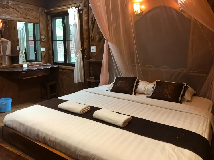 บ้านพักไม้ซุง