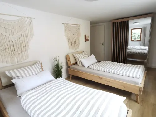 Garden view apartment with pool and children's playground