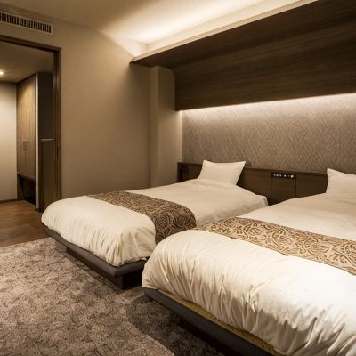 [シティサイド]スタンダードツインルーム禁煙 湯の川プリンスホテル渚亭 クーポン