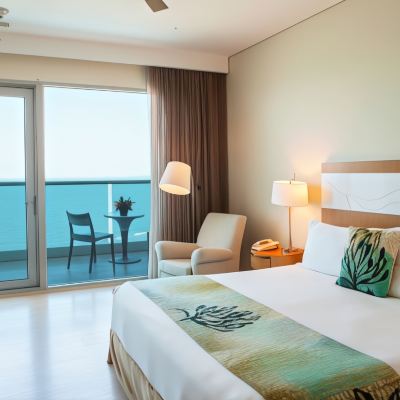 Junior Suite, 1 King Bed with Sofa Bed, Sea View