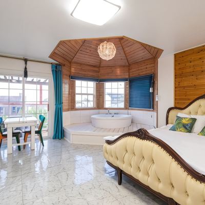 룸 203 (월풀 SPA, 개별 테라스, 오션 뷰) 인천 드무리 펜션 쿠폰