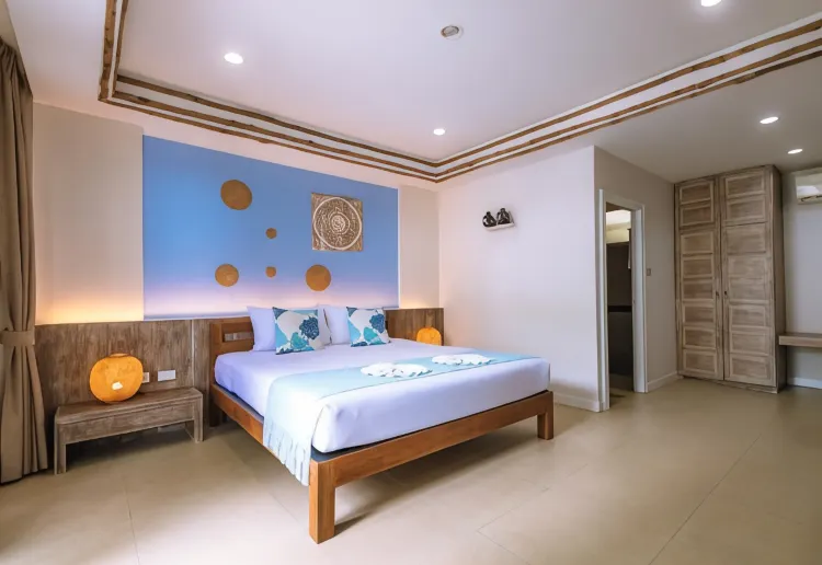 ห้องพรีเมียร์เตียงใหญ่ พร้อมระเบียง