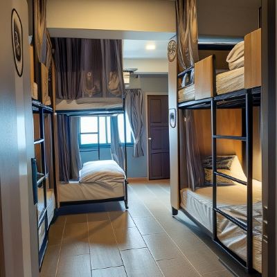 6 Beds Mixed Dormitory Room E