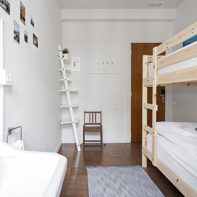 Twin Room with Bunk Beds and Shared Bathroom