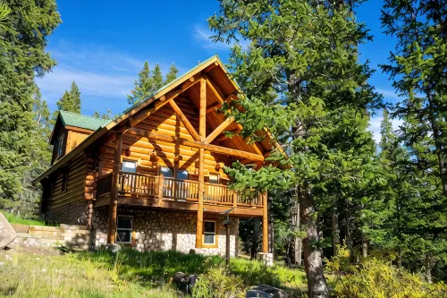 Gemini cabin, deck views of 14kft mtn, 40 min to Breck. Surrounded by wildlife