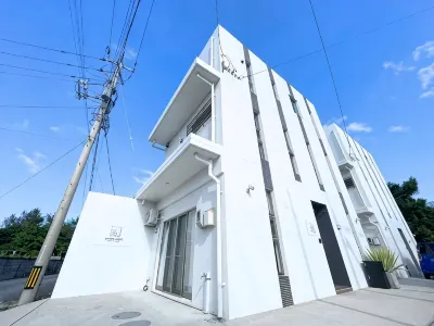[Churaumi/Kouri] 1min Beach/Hotel-Quality Villa/Max 10ppl/2 Parking/White Cube Yagaji Okinawa Hotels in 