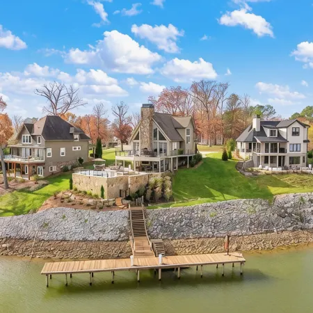 Stunning Views!  Lakefront Luxury w Saltwater Pool, Spa, & Deep-Water Dock