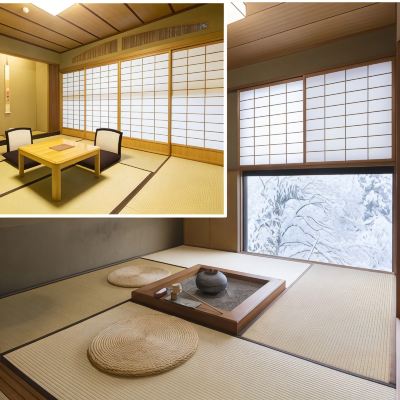 [A Luxurious Room With An 8-Tatami Detached Annex To Relax In A Bamboo Grove] 12.5 Tatami + 8 Tatami [Deluxe] [Japanese Room] [Non-Smoking] [River View] 山中温泉　厨八十八 クーポン