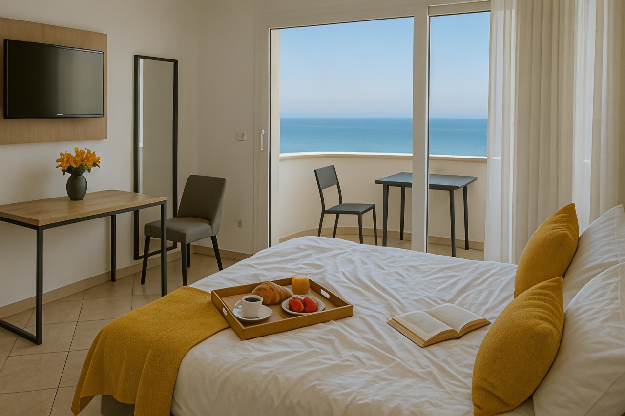 带阳台的海景一卧室公寓