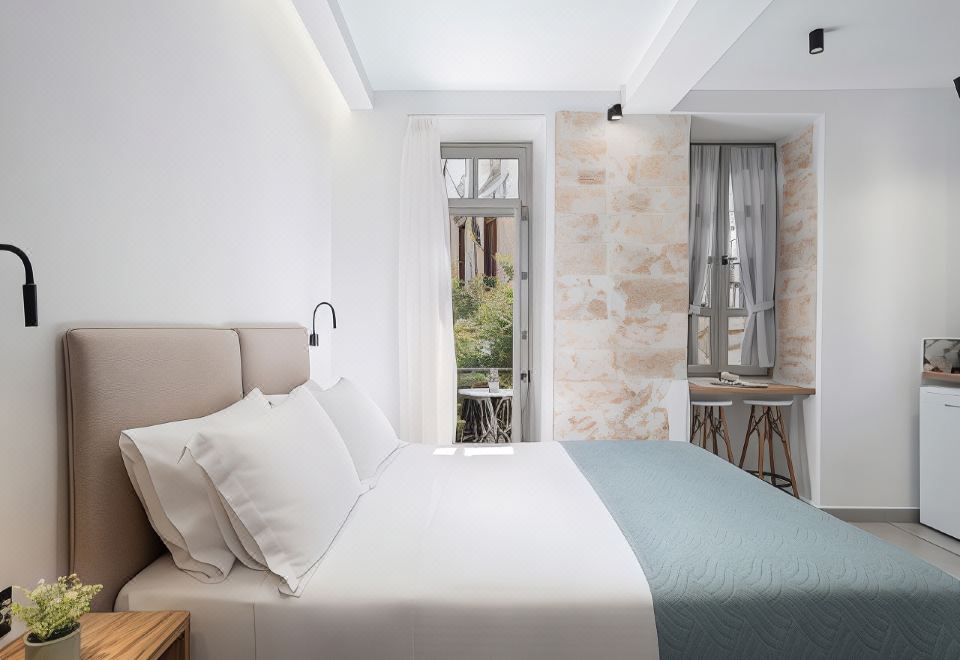 畫廊雙人房，城市景觀