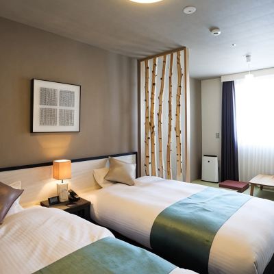 和洋混合房，帶浴室 北海道函館北斗柔婕閣酒店優惠