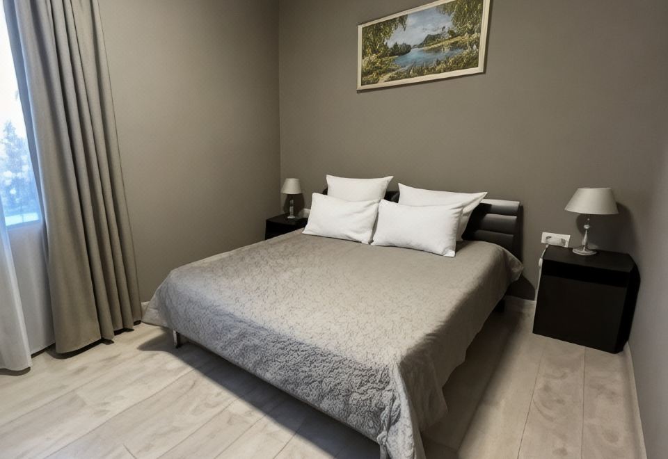 带双人床的公寓