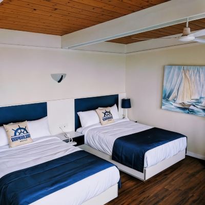 Standard Room, 2 Double Beds, Partial Sea View Motel La Marina Promo Code